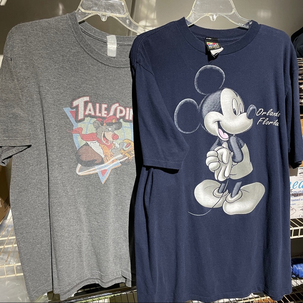 2 Disney T-shirts Bundle Mickey Mouse and Other